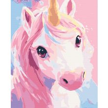 Csillámpaci - Számfestő készlet kereten 40x50