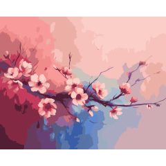 Hajnal suttogása - Számfestő készlet kereten 40x50