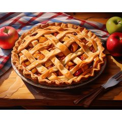 Almáspite - Számfestő készlet kereten 40x50