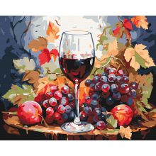 Művészi lakoma - Számfestő készlet kereten 40x50