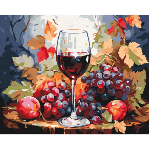 Művészi lakoma - Számfestő készlet kereten 40x50