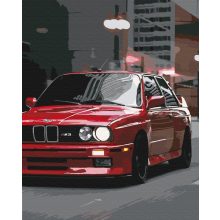 Städtischer Kreuzer - Malen-nach-Zahlen-Set auf Keilrahmen 40x50