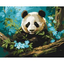 Bambuszálom - Számfestő készlet kereten 40x50