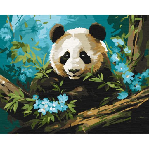 Bambuszálom - Számfestő készlet kereten 40x50