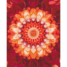 Mandala 23 - Malen-nach-Zahlen-Set auf Keilrahmen 40x50