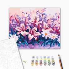 Pasztell harmónia - Számfestő készlet kereten 40x50