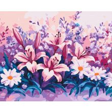 Pasztell harmónia - Számfestő készlet kereten 40x50