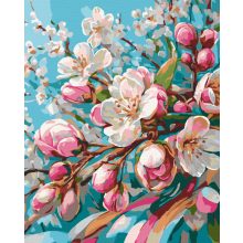 Virágtánc - Számfestő készlet kereten 40x50