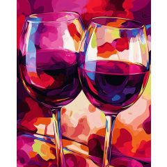 Koccintás - Számfestő készlet kereten 40x50