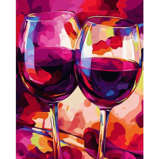 Koccintás - Számfestő készlet kereten 40x50