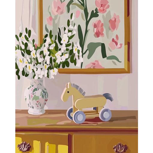 Gyerekjáték - Számfestő készlet kereten 40x50