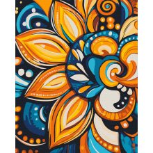 Mandala 27 - Malen-nach-Zahlen-Set auf Keilrahmen 40x50