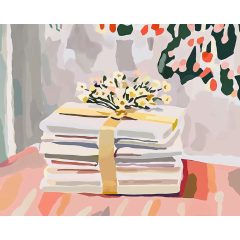 Gondosan becsomagolva - Számfestő készlet kereten 40x50