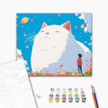 Großer Freund - Malen-nach-Zahlen-Set auf Keilrahmen 40x50