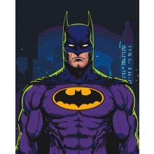 Der dunkle Ritter - Malen-nach-Zahlen-Set auf Keilrahmen 40x50