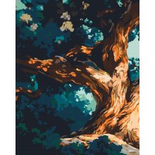 Mystischer Baum 1 - 3-teiliges Malen-nach-Zahlen-Set auf Leinwand