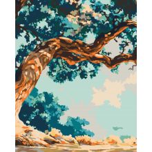 Mystischer Baum 1 - 3-teiliges Malen-nach-Zahlen-Set auf Leinwand