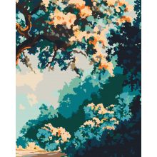 Mystischer Baum 1 - 3-teiliges Malen-nach-Zahlen-Set auf Leinwand