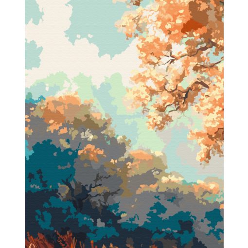 Mystischer Baum 3 - 3-teiliges Malen-nach-Zahlen-Set auf Leinwand