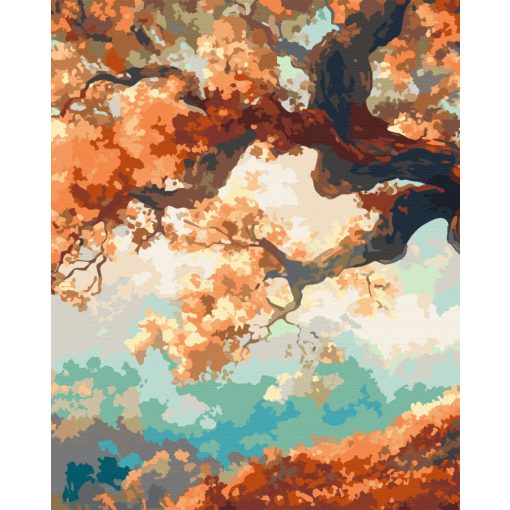 Mystischer Baum 3 - 3-teiliges Malen-nach-Zahlen-Set auf Leinwand