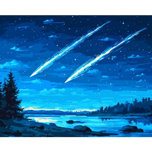 Égi tánc - Számfestő készlet kereten 40x50