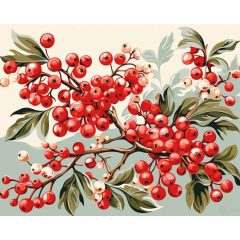 A természet ékszerei - Számfestő készlet kereten 40x50