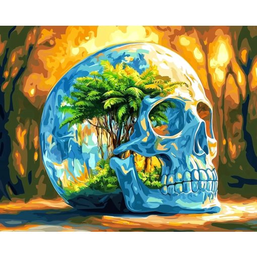 Újjászületés - Számfestő készlet kereten 40x50