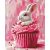 Cupcake nyuszi - Számfestő készlet kereten 40x50