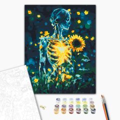 A lélek virágzása - Számfestő készlet kereten 40x50