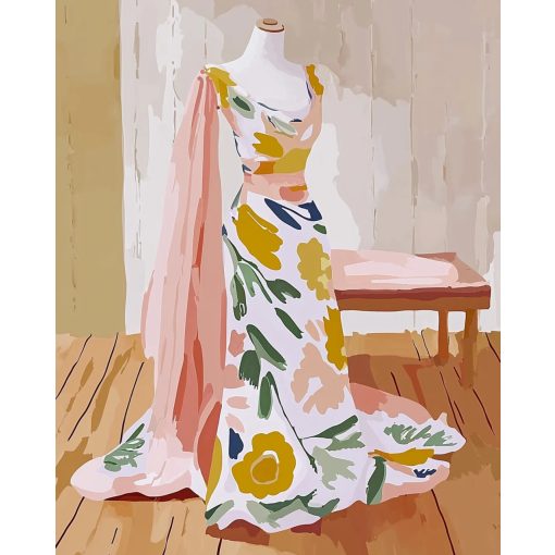 A stílus pillanata 1 - Számfestő készlet kereten 40x50