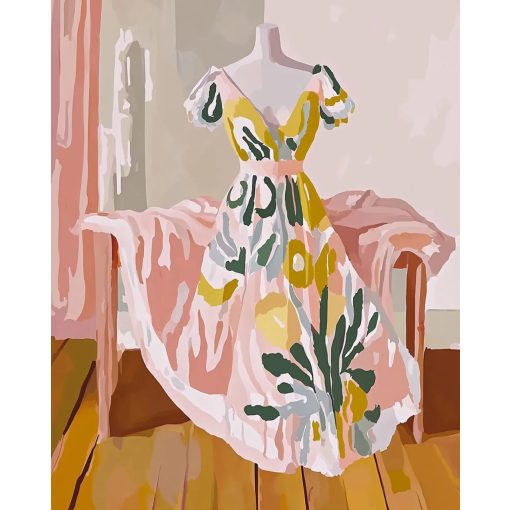 A stílus pillanata 2 - Számfestő készlet kereten 40x50