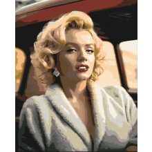 Marilyn - Malen-nach-Zahlen-Set auf Keilrahmen 40x50