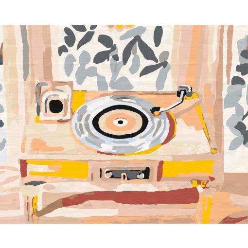 Dallamos visszhangok - Számfestő készlet kereten 40x50