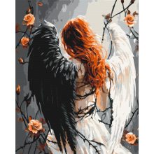 Engel der Zwei Welten - Malen-nach-Zahlen-Set auf Keilrahmen 40x50