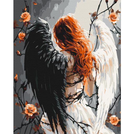 Engel der Zwei Welten - Malen-nach-Zahlen-Set auf Keilrahmen 40x50