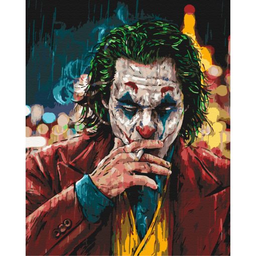 Hinter dem Lächeln - Malen-nach-Zahlen-Set auf Keilrahmen 40x50