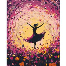 Frühlingstrubel - Malen-nach-Zahlen-Set auf Keilrahmen 40x50