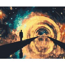 Sternentunnel 2 - Malen-nach-Zahlen-Set auf Keilrahmen 40x50