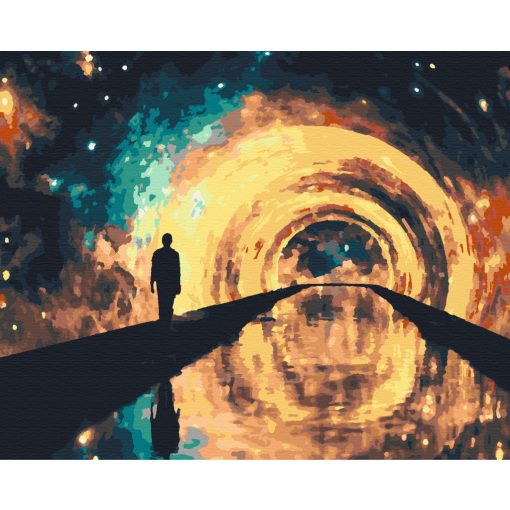 Sternentunnel 2 - Malen-nach-Zahlen-Set auf Keilrahmen 40x50