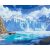   Das Reich des Eises - Malen nach Zahlen Set auf Rahmen 40x50 cm