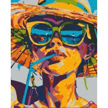 Sommerglanz - Malen nach Zahlen Set auf Rahmen 40x50 cm