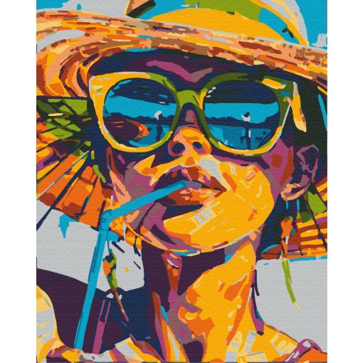 Sommerglanz - Malen nach Zahlen Set auf Rahmen 40x50 cm