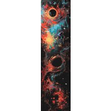 Kosmischer Wirbel - 3-teiliges Malen nach Zahlen Set auf Rahmen