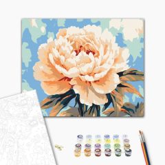   Frühlingsflüstern - Malen nach Zahlen Set auf Rahmen 40x50 cm