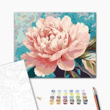 Blütentanz - Malen nach Zahlen Set auf Rahmen 40x50 cm