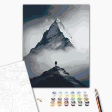 Der Berg der Seele – Malen nach Zahlen Set auf Rahmen 40x50 cm