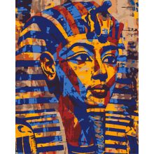 Tutanchamuns Geheimnis – Malen nach Zahlen Set auf Rahmen 40x50 cm