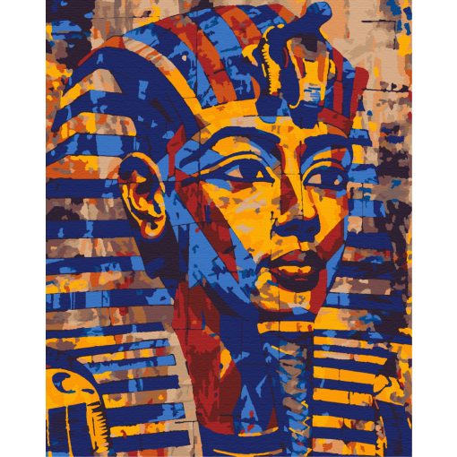 Tutanchamuns Geheimnis – Malen nach Zahlen Set auf Rahmen 40x50 cm