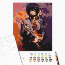 Die Legende des Rock – Malen nach Zahlen Set auf Rahmen 40x50 cm