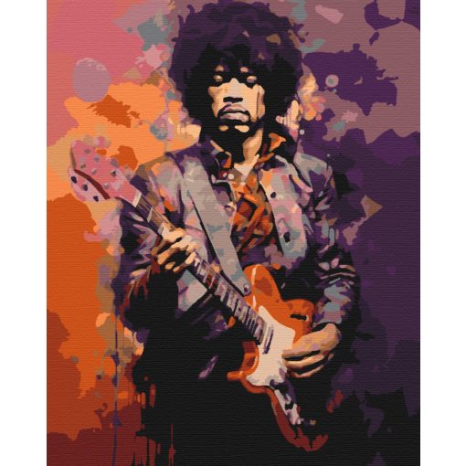 Die Legende des Rock – Malen nach Zahlen Set auf Rahmen 40x50 cm